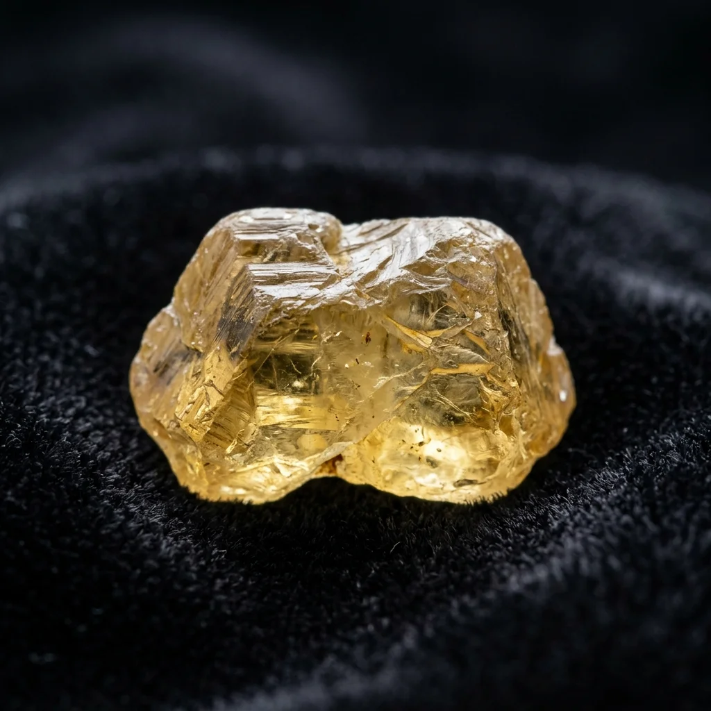 Raw Sapphire rough mineral crystal