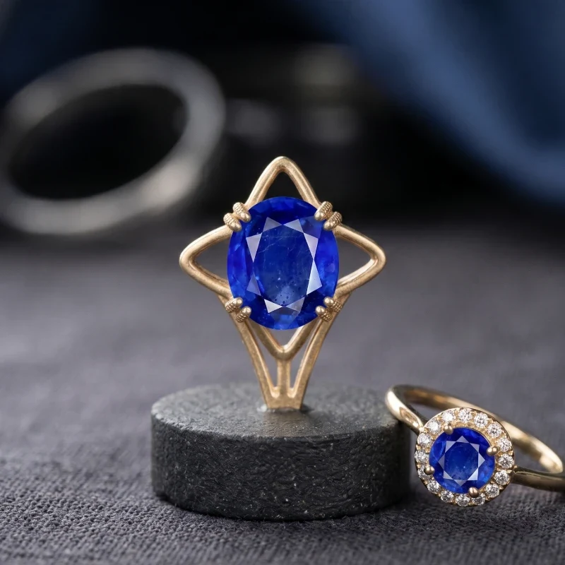 Natural Bangkok Blue Sapphire (Neelam) - Certified Good Premium Quality Grade Gemstone