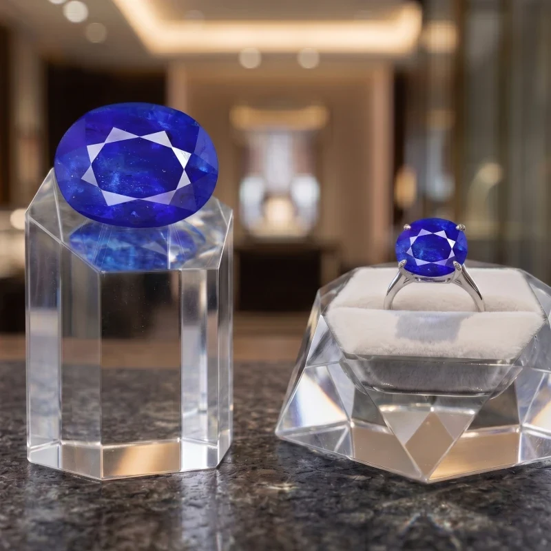 Natural Sri lanka Blue Sapphire (Neelam) - Certified Select Premium Quality Grade Gemstone
