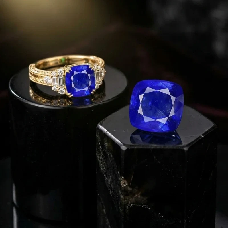 Natural Sri lanka Blue Sapphire (Neelam) - Certified Top Premium Quality Grade Gemstone