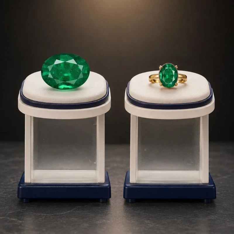 Natural Zambia Emerald (Panna) - Certified Fine Premium Quality Grade Gemstone