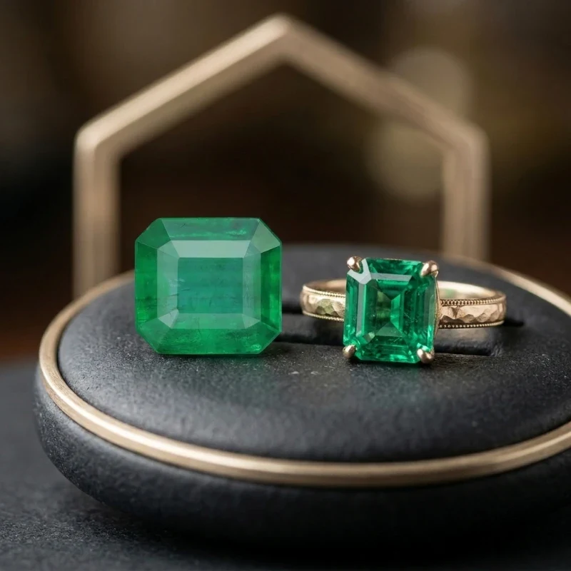 Natural Zambia Emerald (Panna) - Certified Fine Value Quality Grade Gemstone