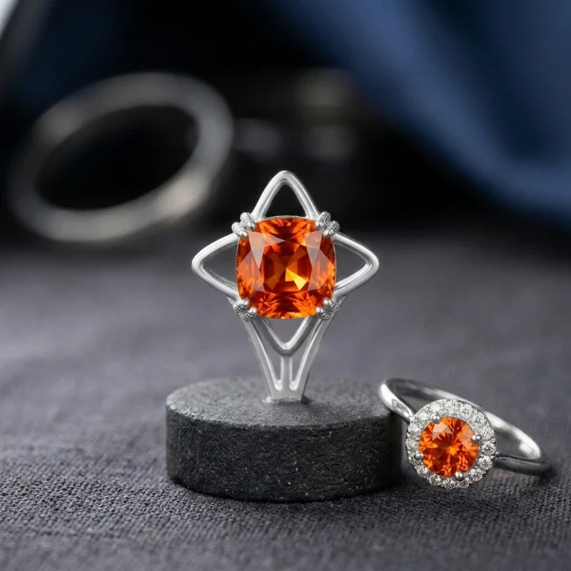 Natural Tanzania Hessonite (Gomed) - Certified Good Premium Quality Grade Gemstone