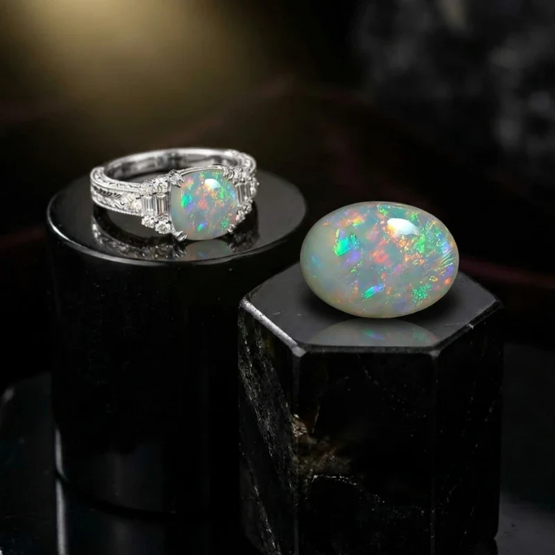 Natural Australia Opal - Certified Top Premium Quality Grade Gemstone