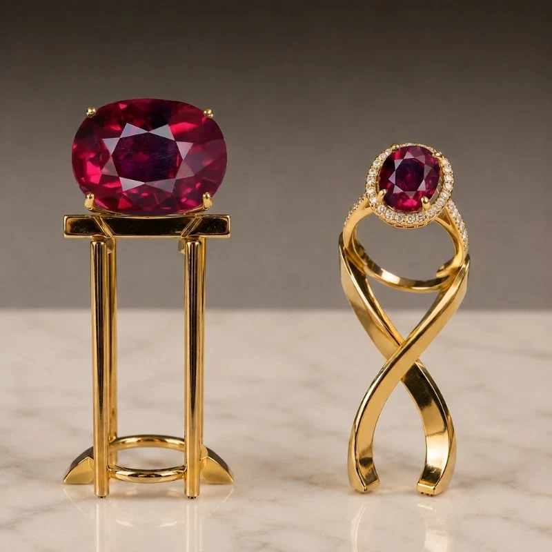 Natural Barma Ruby (Manik) - Certified High Premium Quality Grade Gemstone