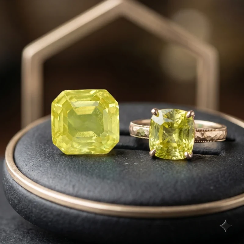 Natural Bangkok Yellow Sapphire (Pukhraj) - Certified Fine Value Quality Grade Gemstone