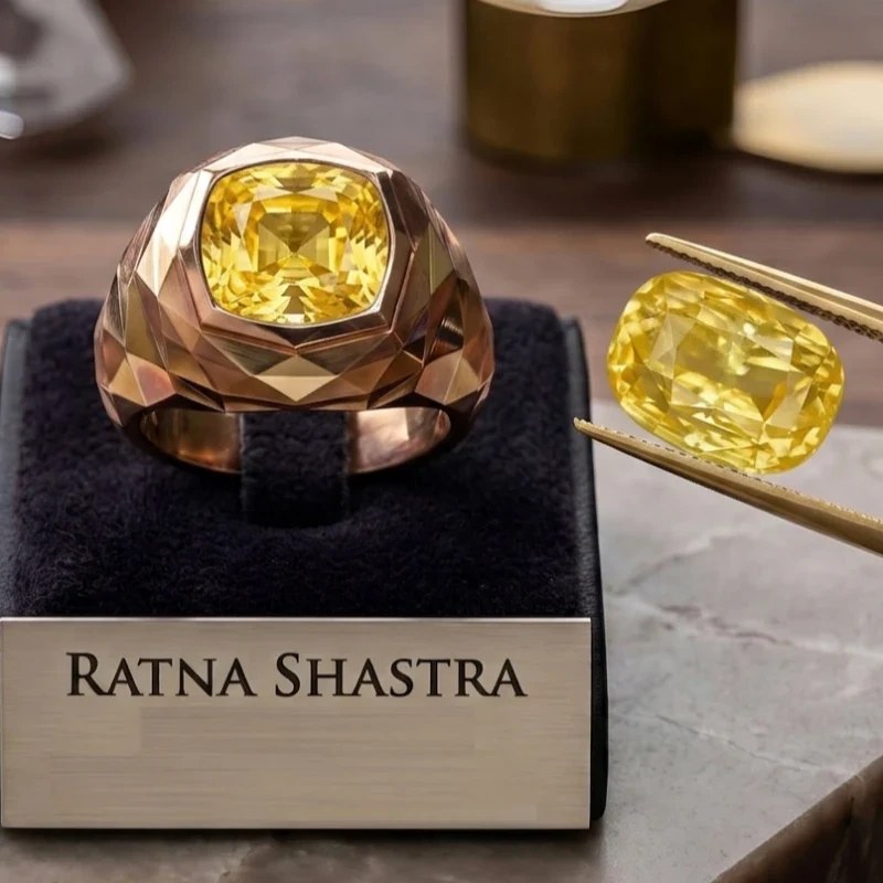 Natural Bangkok Yellow Sapphire (Pukhraj) - Certified Premium Value Quality Grade Gemstone